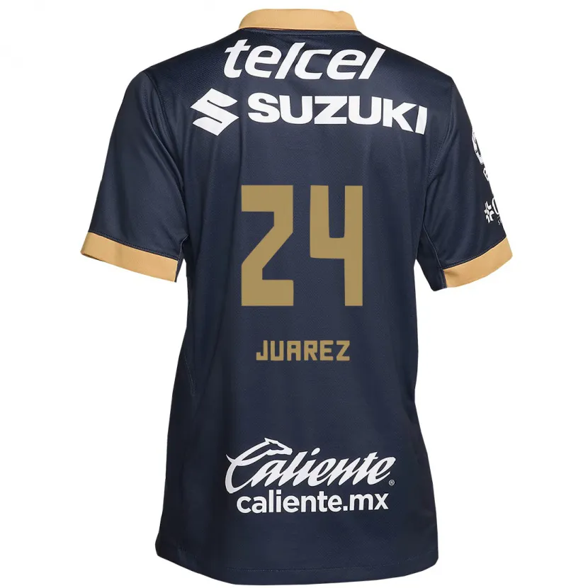 Danxen Kinder Gabriela Juarez #24 Obsidian Gold Weiß Auswärtstrikot Trikot 2024/25 T-Shirt Schweiz