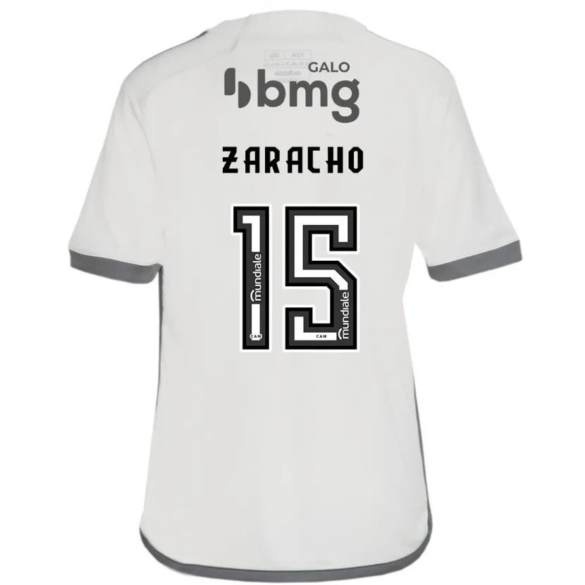 Danxen Kinder Matías Zaracho #15 Cremefarben Auswärtstrikot Trikot 2024/25 T-Shirt Schweiz