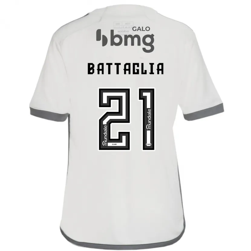 Danxen Kinder Rodrigo Battaglia #21 Cremefarben Auswärtstrikot Trikot 2024/25 T-Shirt Schweiz