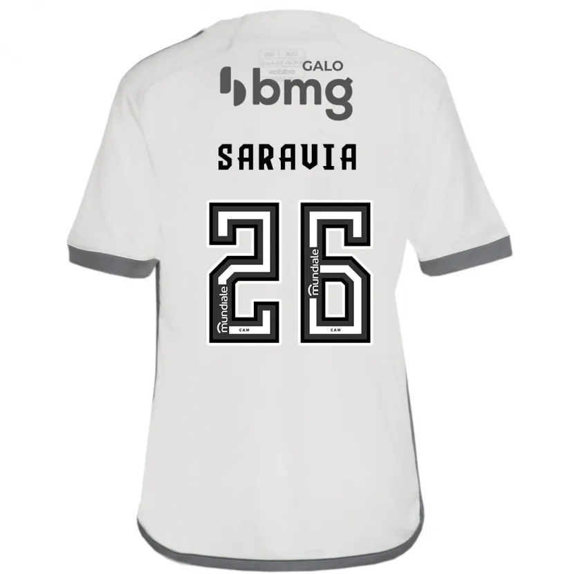 Danxen Kinder Renzo Saravia #26 Cremefarben Auswärtstrikot Trikot 2024/25 T-Shirt Schweiz