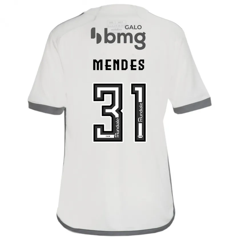 Danxen Kinder Matheus Mendes #31 Cremefarben Auswärtstrikot Trikot 2024/25 T-Shirt Schweiz