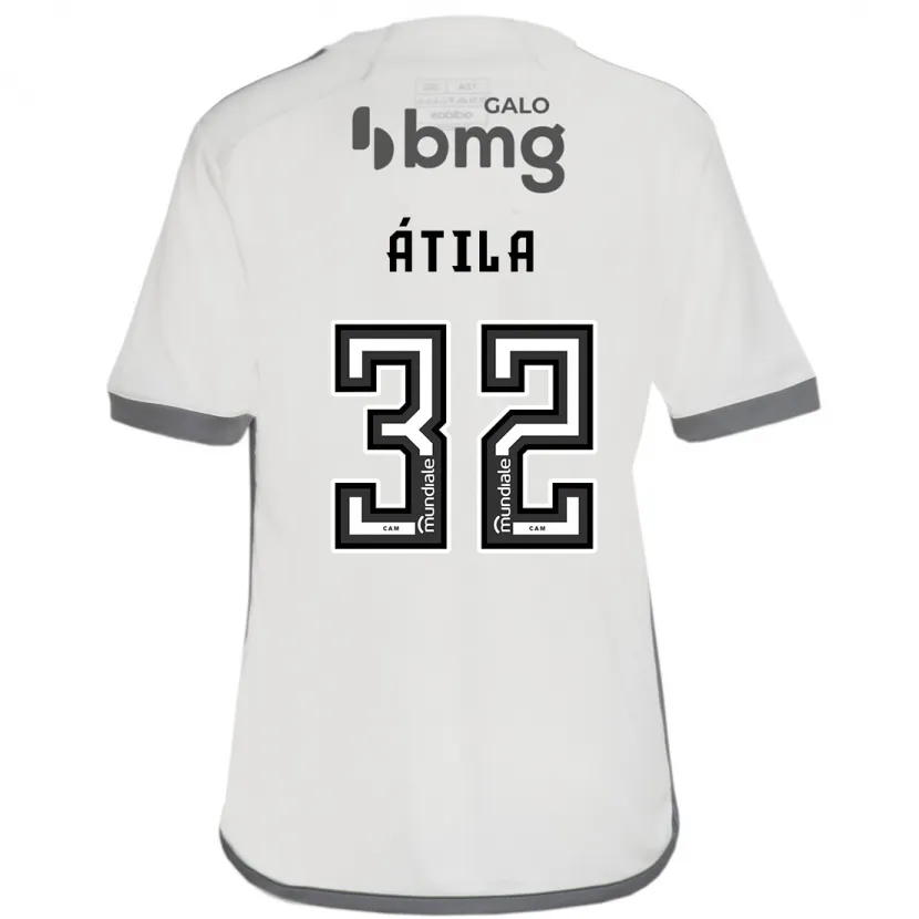 Danxen Kinder Gabriel Átila #32 Cremefarben Auswärtstrikot Trikot 2024/25 T-Shirt Schweiz