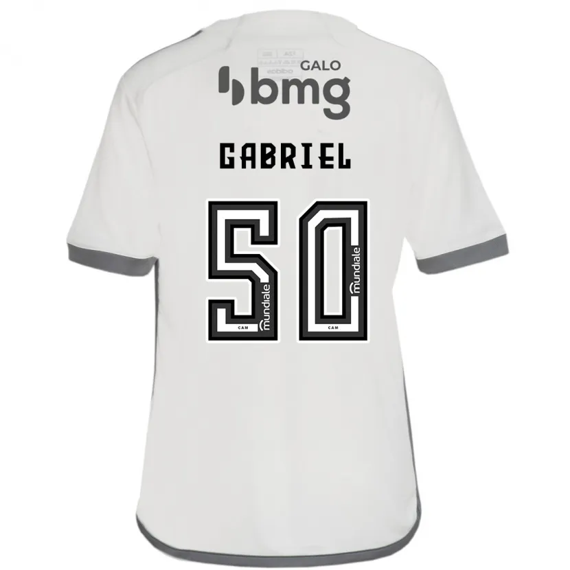 Danxen Kinder Vitor Gabriel #50 Cremefarben Auswärtstrikot Trikot 2024/25 T-Shirt Schweiz