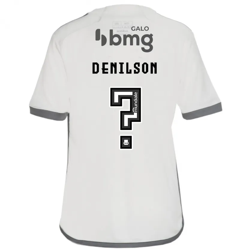 Danxen Kinder Denilson #0 Cremefarben Auswärtstrikot Trikot 2024/25 T-Shirt Schweiz