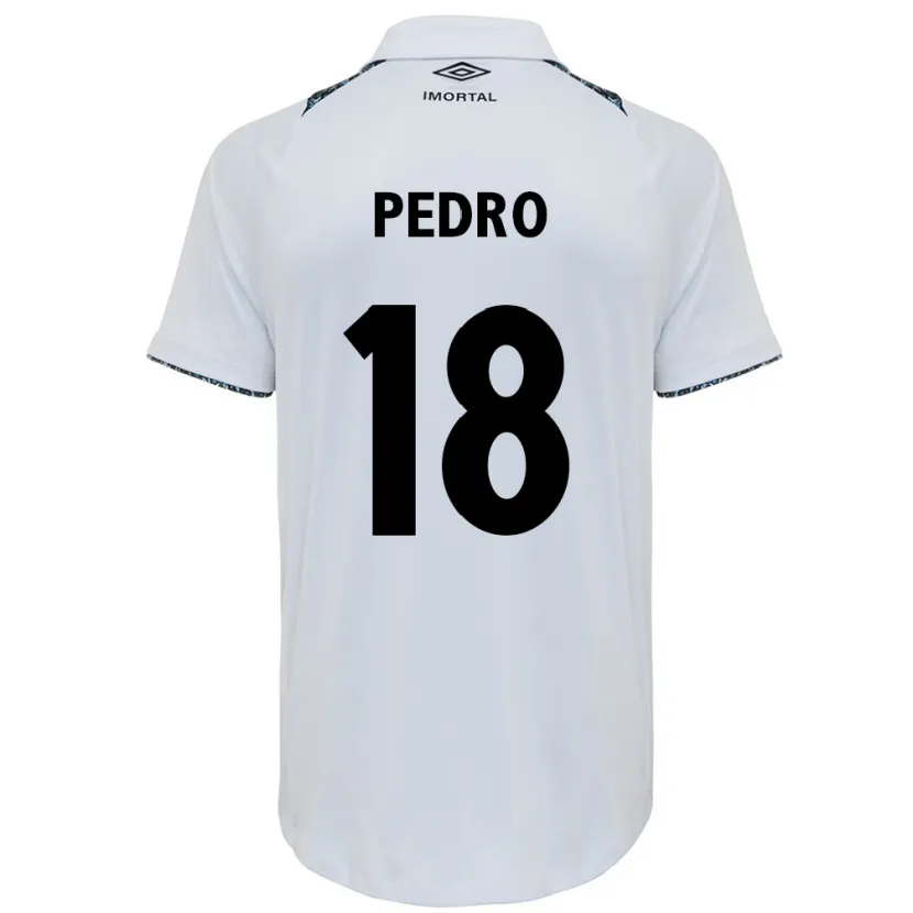 Danxen Kinder João Pedro #18 Weiß Blau Auswärtstrikot Trikot 2024/25 T-Shirt Schweiz