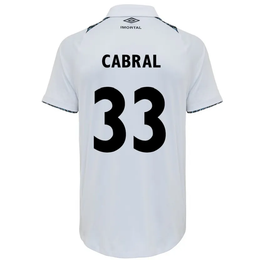 Danxen Kinder Rafael Cabral #33 Weiß Blau Auswärtstrikot Trikot 2024/25 T-Shirt Schweiz