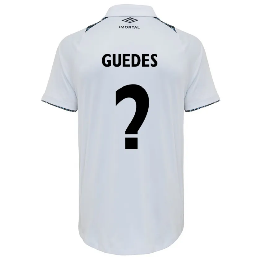 Danxen Kinder Guilherme Guedes #0 Weiß Blau Auswärtstrikot Trikot 2024/25 T-Shirt Schweiz