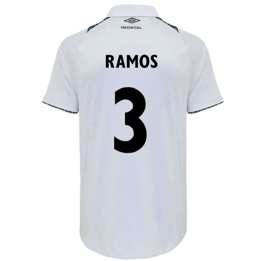 Danxen Kinder João Ramos #3 Weiß Blau Auswärtstrikot Trikot 2024/25 T-Shirt Schweiz