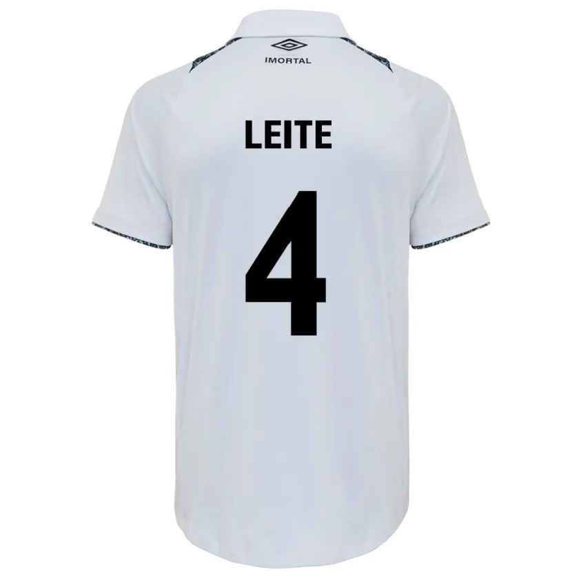 Danxen Kinder Paulo Henrique Leite #4 Weiß Blau Auswärtstrikot Trikot 2024/25 T-Shirt Schweiz