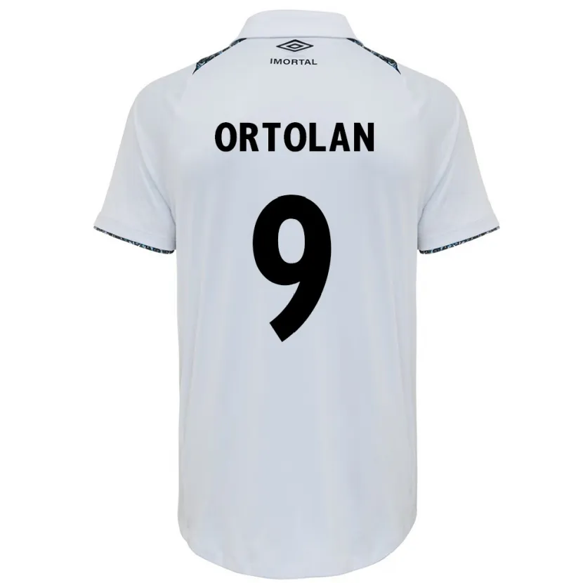 Danxen Kinder Dani Ortolan #9 Weiß Blau Auswärtstrikot Trikot 2024/25 T-Shirt Schweiz