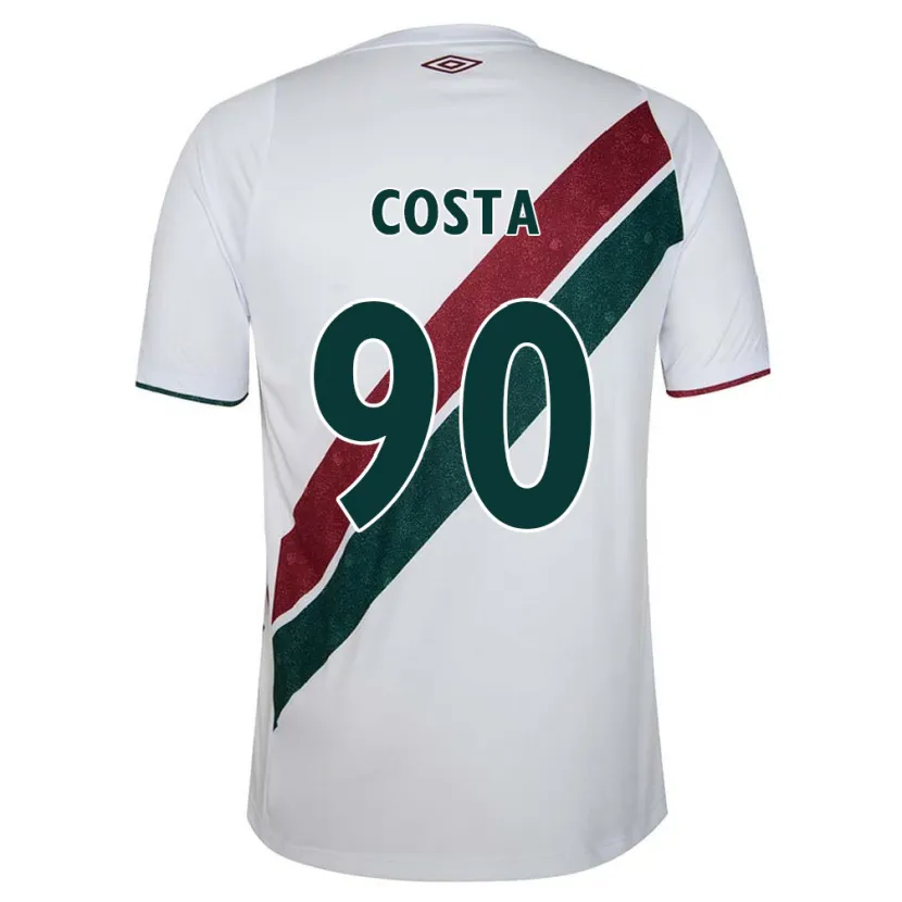 Danxen Kinder Douglas Costa #90 Weiß Grün Kastanienbraun Auswärtstrikot Trikot 2024/25 T-Shirt Schweiz