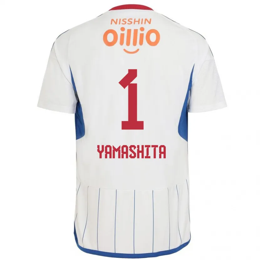 Danxen Kinder Shoma Yamashita #1 Weiß Blau Rot Auswärtstrikot Trikot 2024/25 T-Shirt Schweiz