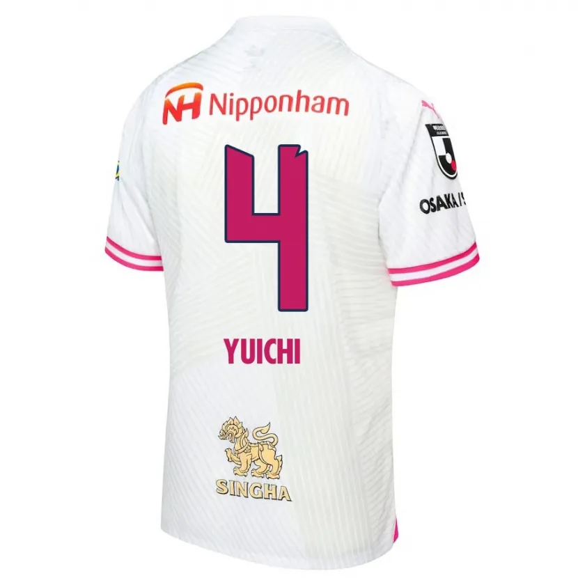 Danxen Kinder Yuichi Hirano #4 Weiß Rosa Auswärtstrikot Trikot 2024/25 T-Shirt Schweiz