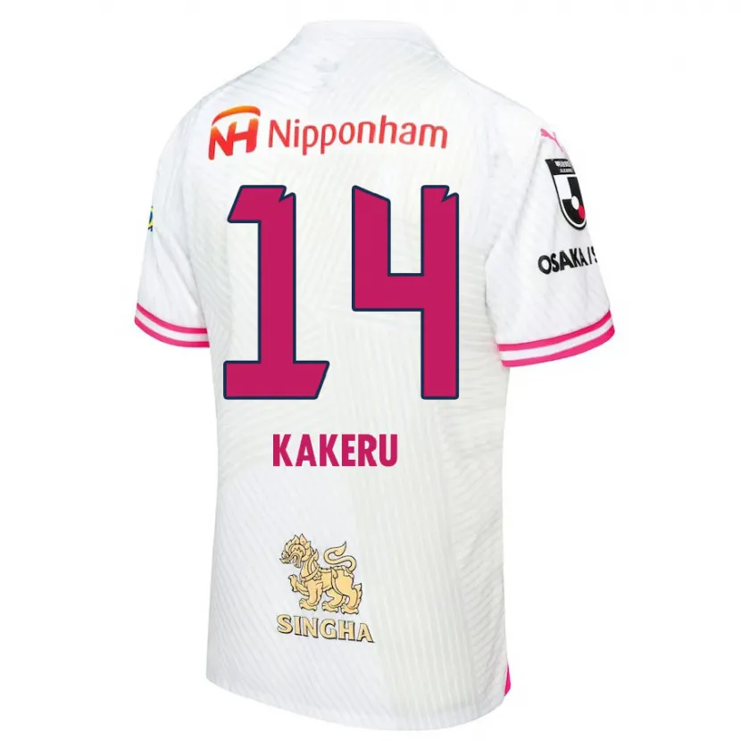 Danxen Kinder Kakeru Funaki #14 Weiß Rosa Auswärtstrikot Trikot 2024/25 T-Shirt Schweiz