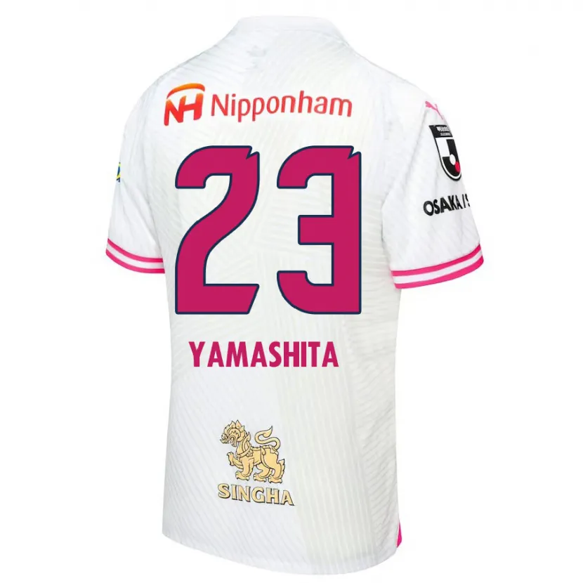 Danxen Kinder Tatsuya Yamashita #23 Weiß Rosa Auswärtstrikot Trikot 2024/25 T-Shirt Schweiz