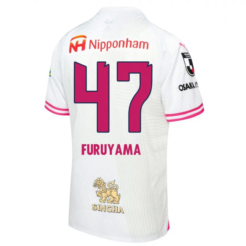 Danxen Kinder Kengo Furuyama #47 Weiß Rosa Auswärtstrikot Trikot 2024/25 T-Shirt Schweiz