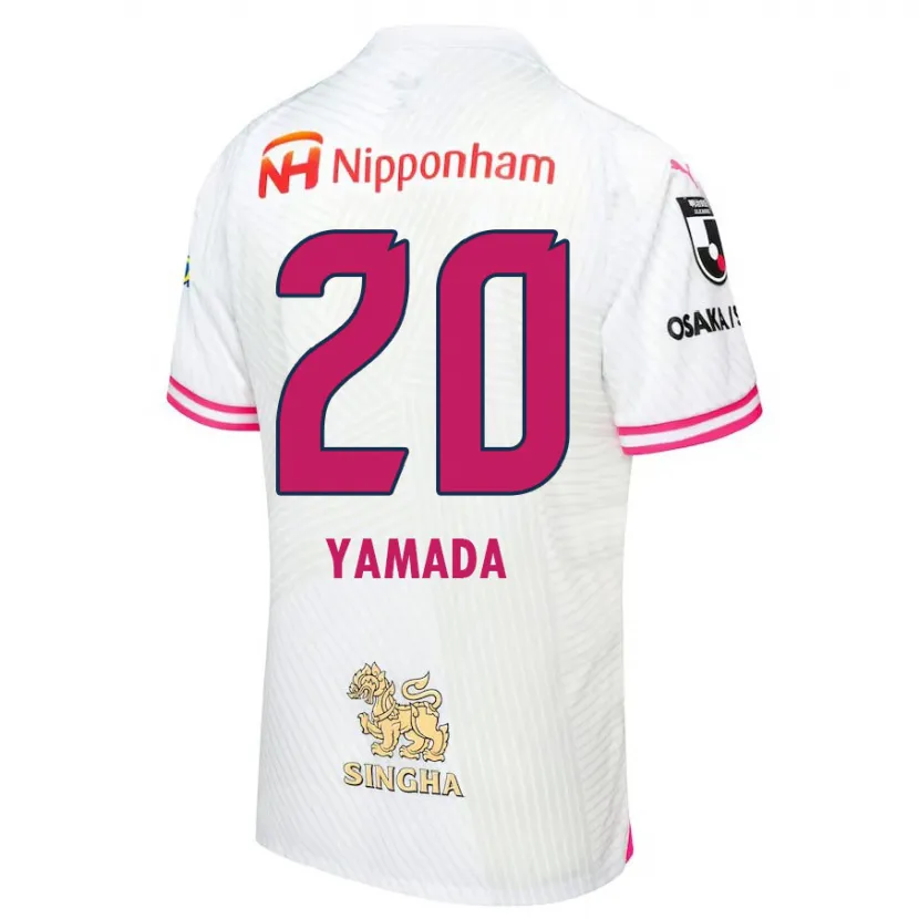 Danxen Kinder Kotaro Yamada #20 Weiß Rosa Auswärtstrikot Trikot 2024/25 T-Shirt Schweiz