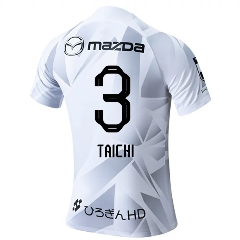 Danxen Kinder Taichi Yamasaki #3 Weiß Grau Schwarz Auswärtstrikot Trikot 2024/25 T-Shirt Schweiz