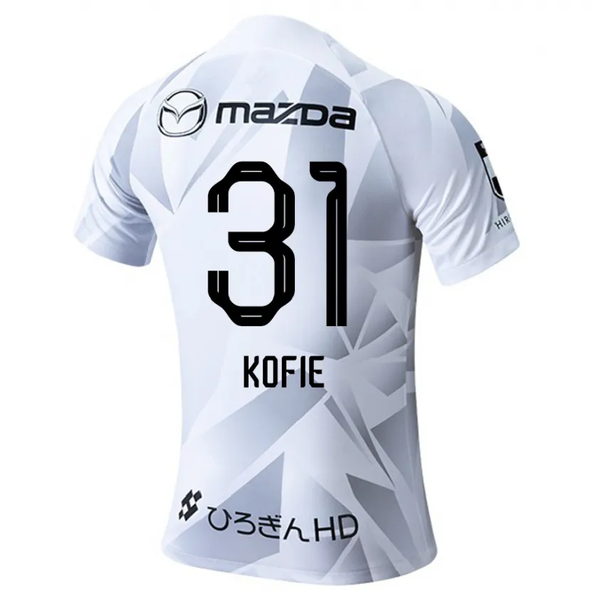 Danxen Kinder Shota Kofie #31 Weiß Grau Schwarz Auswärtstrikot Trikot 2024/25 T-Shirt Schweiz