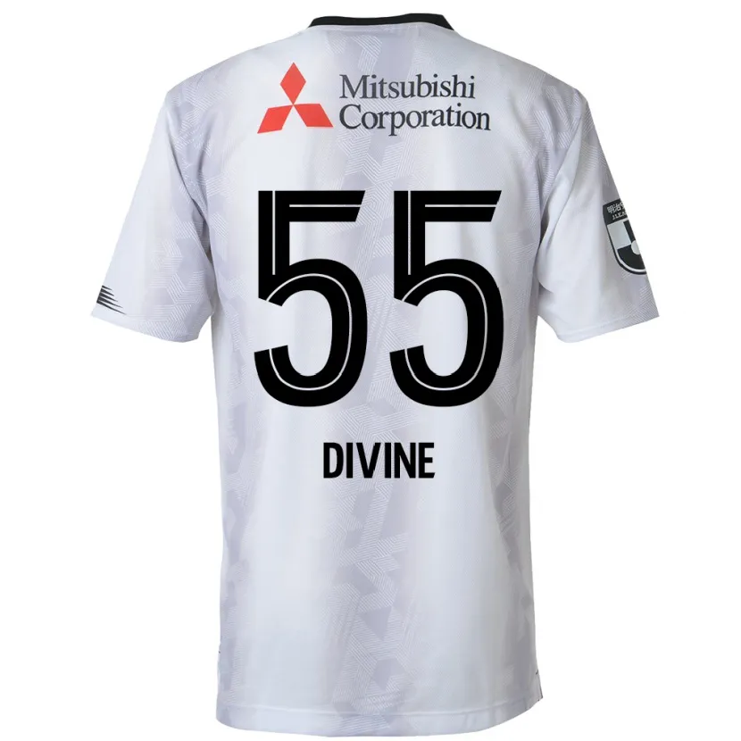 Danxen Kinder Divine Chinedu Otani #55 Weiß Schwarz Auswärtstrikot Trikot 2024/25 T-Shirt Schweiz