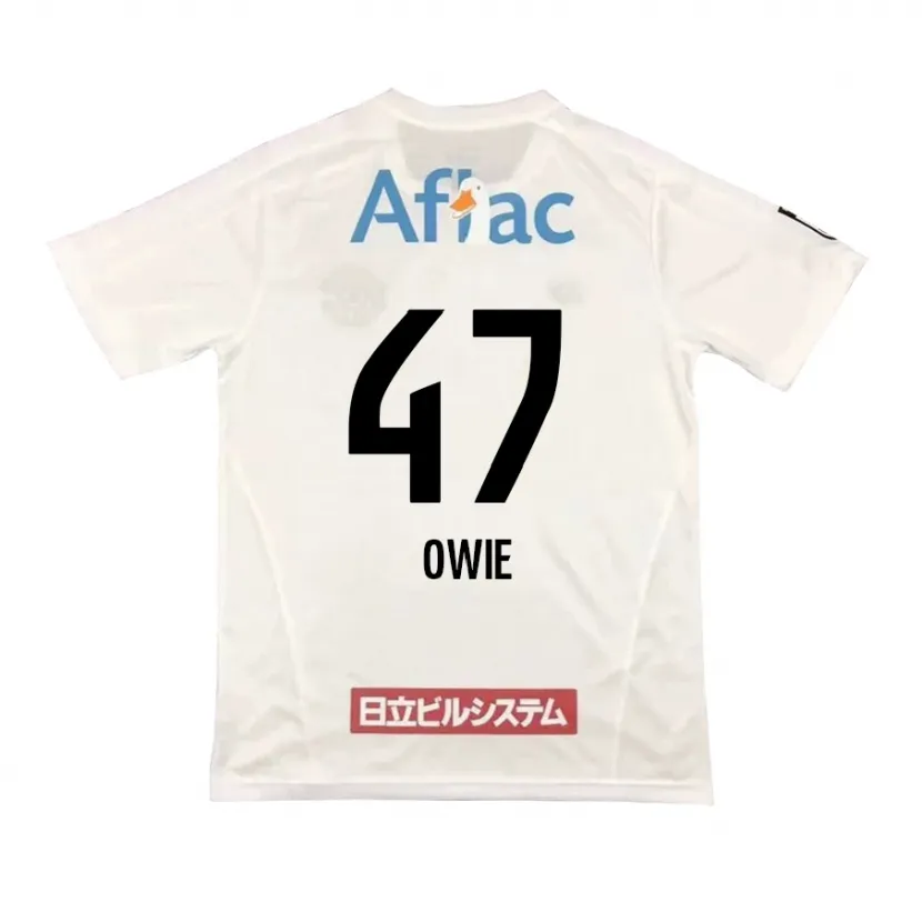 Danxen Kinder William Owie #47 Weiß Schwarz Auswärtstrikot Trikot 2024/25 T-Shirt Schweiz