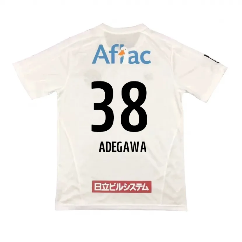 Danxen Kinder Koa Adegawa #38 Weiß Schwarz Auswärtstrikot Trikot 2024/25 T-Shirt Schweiz