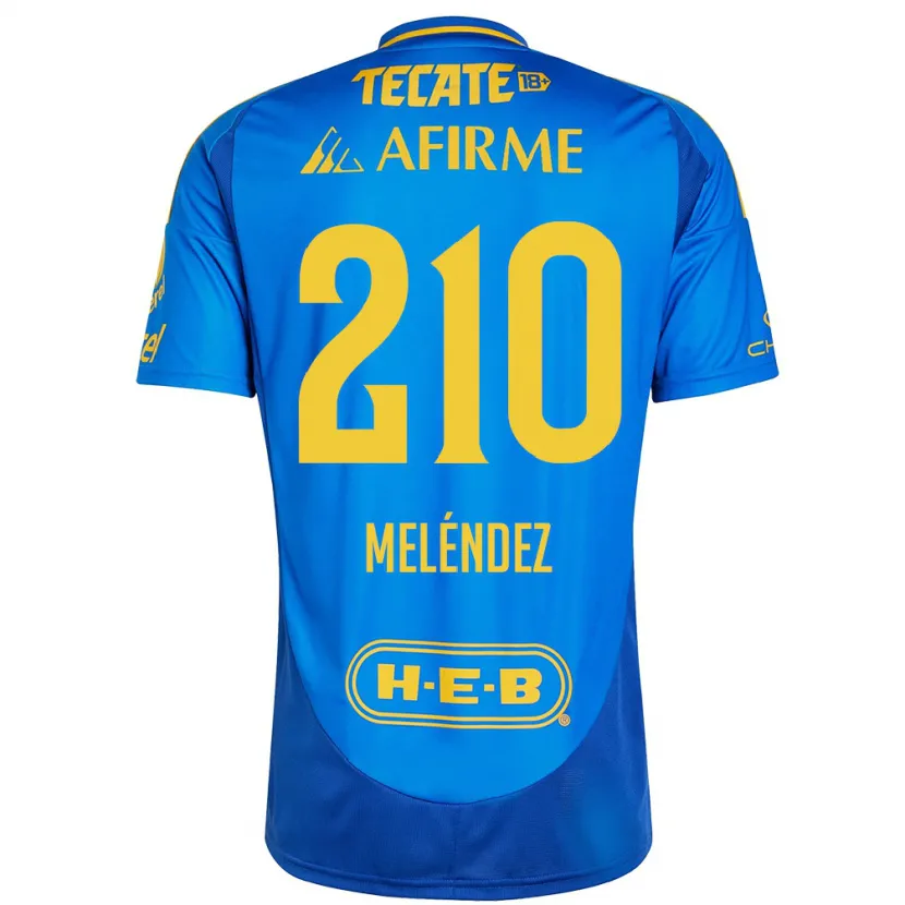 Danxen Kinder Marcelo Meléndez #210 Blau Gelb Auswärtstrikot Trikot 2024/25 T-Shirt Schweiz