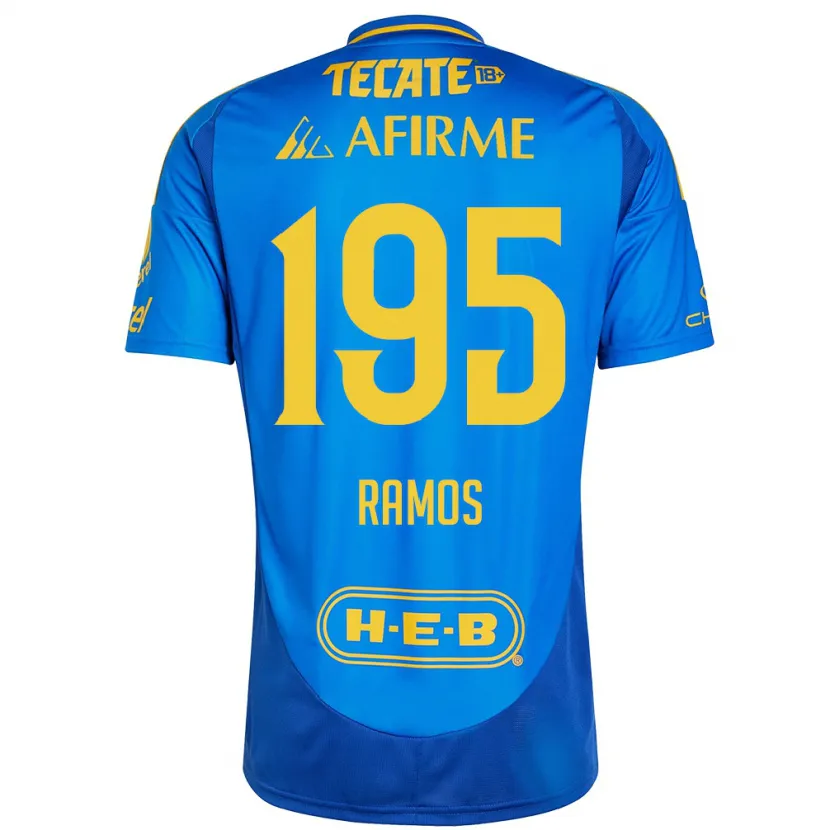 Danxen Kinder Rodrigo Ramos #195 Blau Gelb Auswärtstrikot Trikot 2024/25 T-Shirt Schweiz