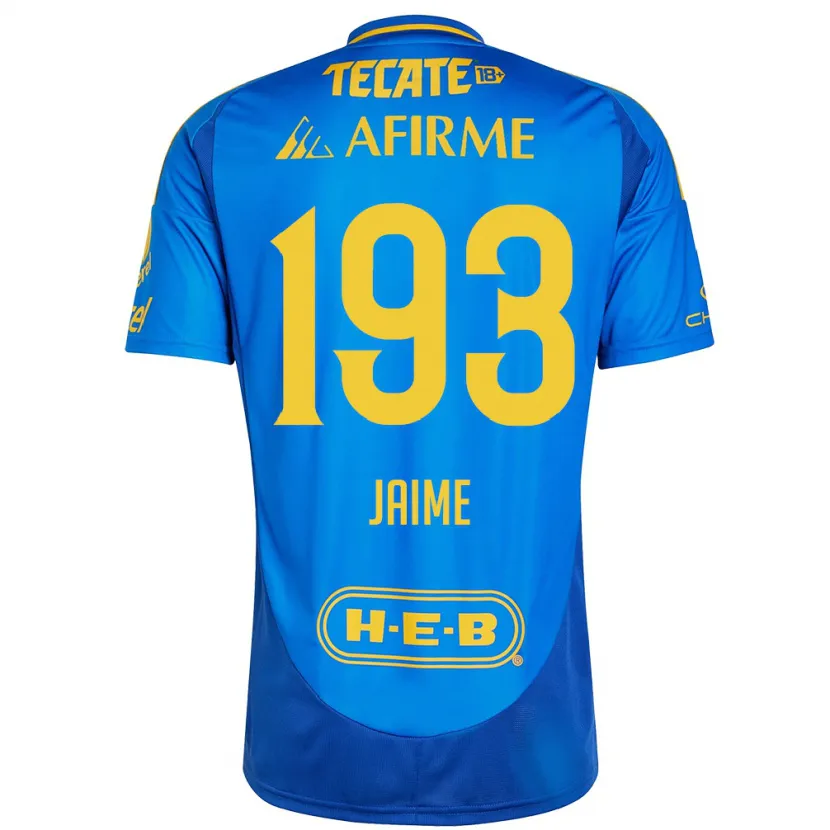 Danxen Kinder Kenneth Jaime #193 Blau Gelb Auswärtstrikot Trikot 2024/25 T-Shirt Schweiz