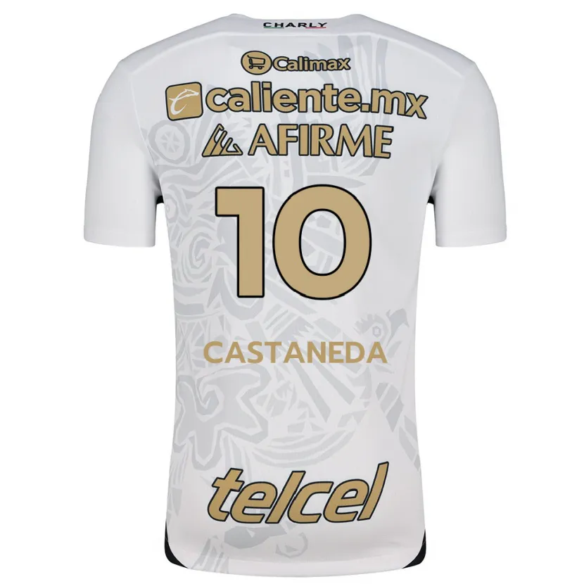 Danxen Kinder Kevin Castañeda #10 Weiß Schwarz Auswärtstrikot Trikot 2024/25 T-Shirt Schweiz