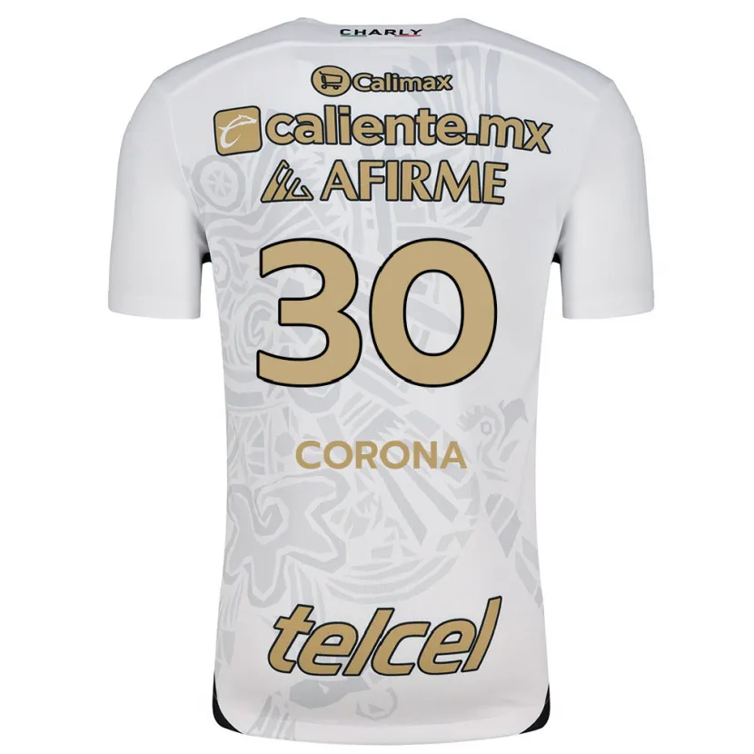 Danxen Kinder Jesús Corona #30 Weiß Schwarz Auswärtstrikot Trikot 2024/25 T-Shirt Schweiz