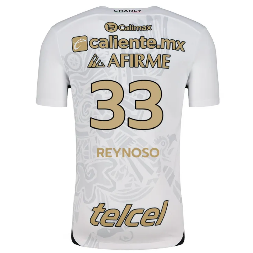 Danxen Kinder Emanuel Reynoso #33 Weiß Schwarz Auswärtstrikot Trikot 2024/25 T-Shirt Schweiz