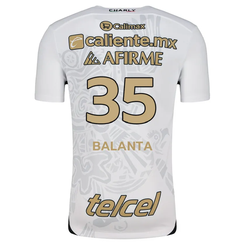 Danxen Kinder Kevin Balanta #35 Weiß Schwarz Auswärtstrikot Trikot 2024/25 T-Shirt Schweiz