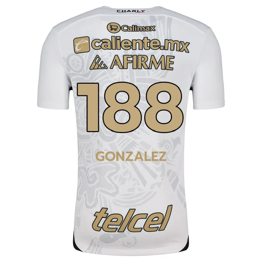 Danxen Kinder Jorge González #188 Weiß Schwarz Auswärtstrikot Trikot 2024/25 T-Shirt Schweiz