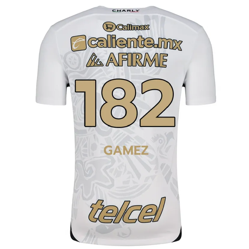 Danxen Kinder Mark Gamez #182 Weiß Schwarz Auswärtstrikot Trikot 2024/25 T-Shirt Schweiz