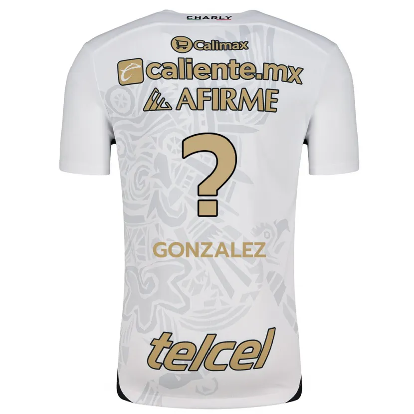 Danxen Kinder Óscar González #0 Weiß Schwarz Auswärtstrikot Trikot 2024/25 T-Shirt Schweiz