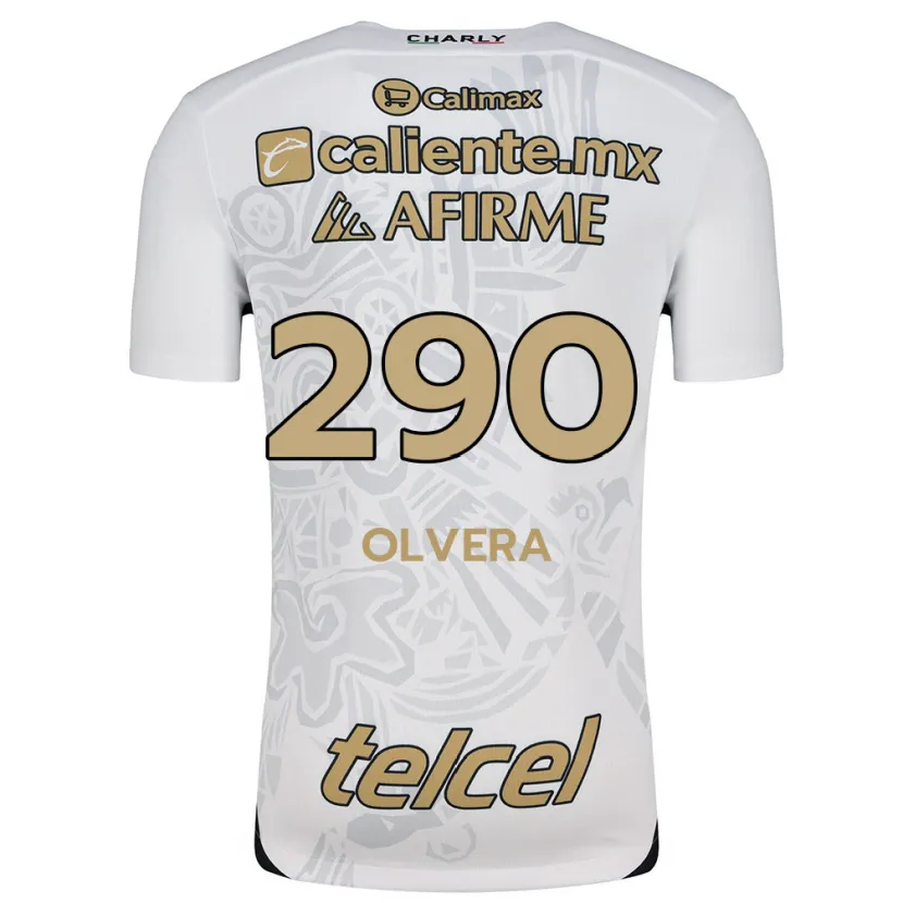 Danxen Kinder Ian Olvera #290 Weiß Schwarz Auswärtstrikot Trikot 2024/25 T-Shirt Schweiz