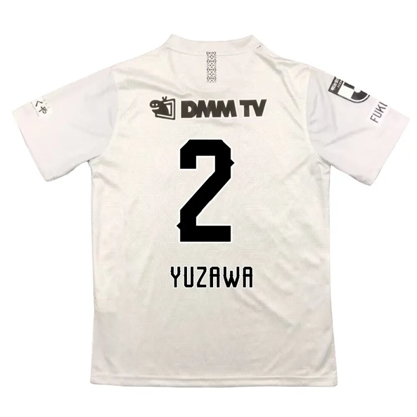 Danxen Kinder Masato Yuzawa #2 Grauschwarz Auswärtstrikot Trikot 2024/25 T-Shirt Schweiz