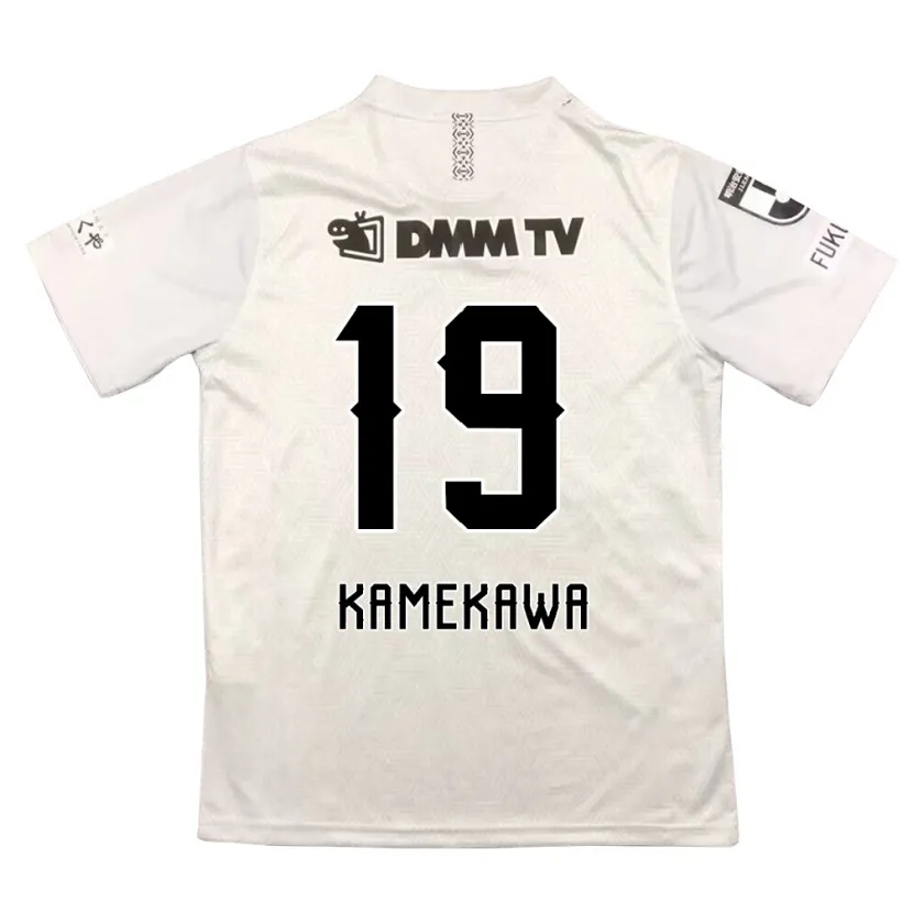 Danxen Kinder Masashi Kamekawa #19 Grauschwarz Auswärtstrikot Trikot 2024/25 T-Shirt Schweiz