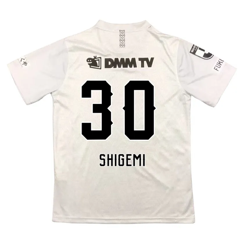 Danxen Kinder Masato Shigemi #30 Grauschwarz Auswärtstrikot Trikot 2024/25 T-Shirt Schweiz