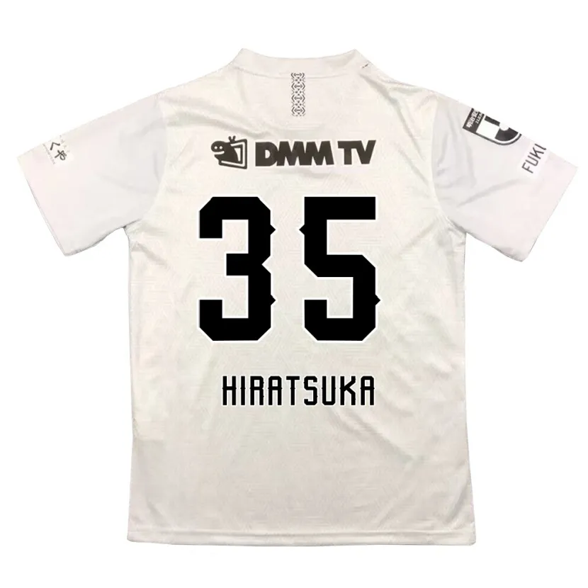 Danxen Kinder Yuto Hiratsuka #35 Grauschwarz Auswärtstrikot Trikot 2024/25 T-Shirt Schweiz