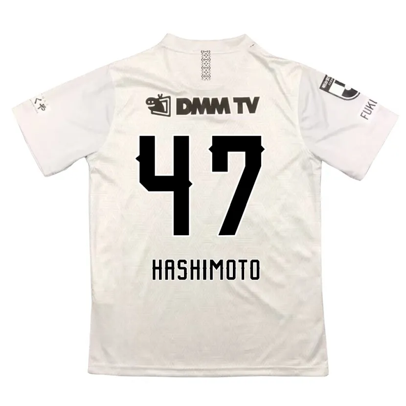 Danxen Kinder Yu Hashimoto #47 Grauschwarz Auswärtstrikot Trikot 2024/25 T-Shirt Schweiz