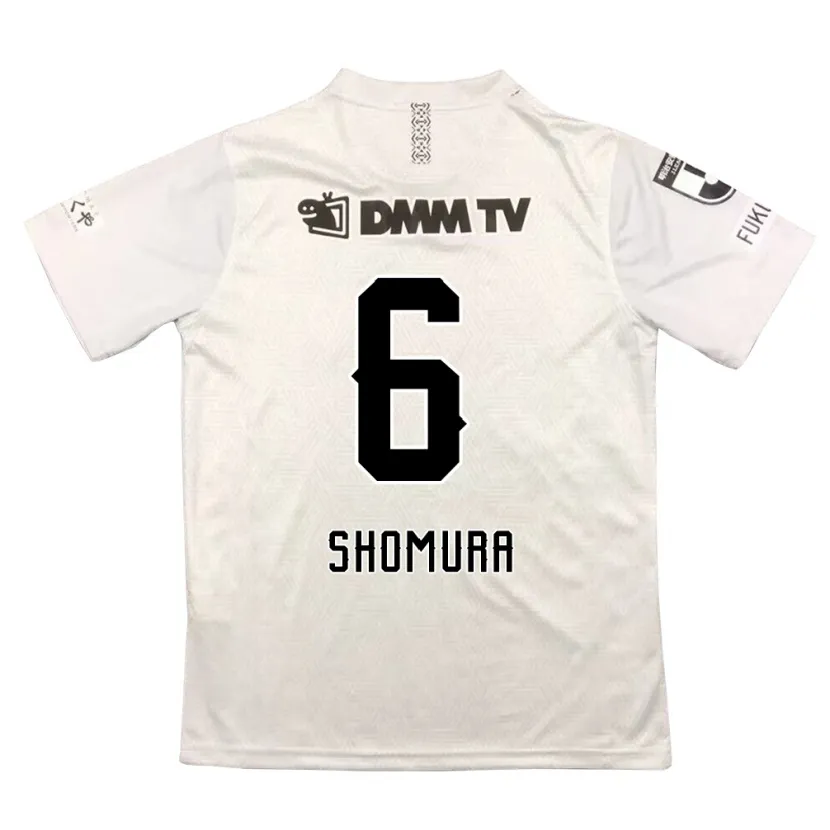 Danxen Kinder Tomoki Shomura #6 Grauschwarz Auswärtstrikot Trikot 2024/25 T-Shirt Schweiz