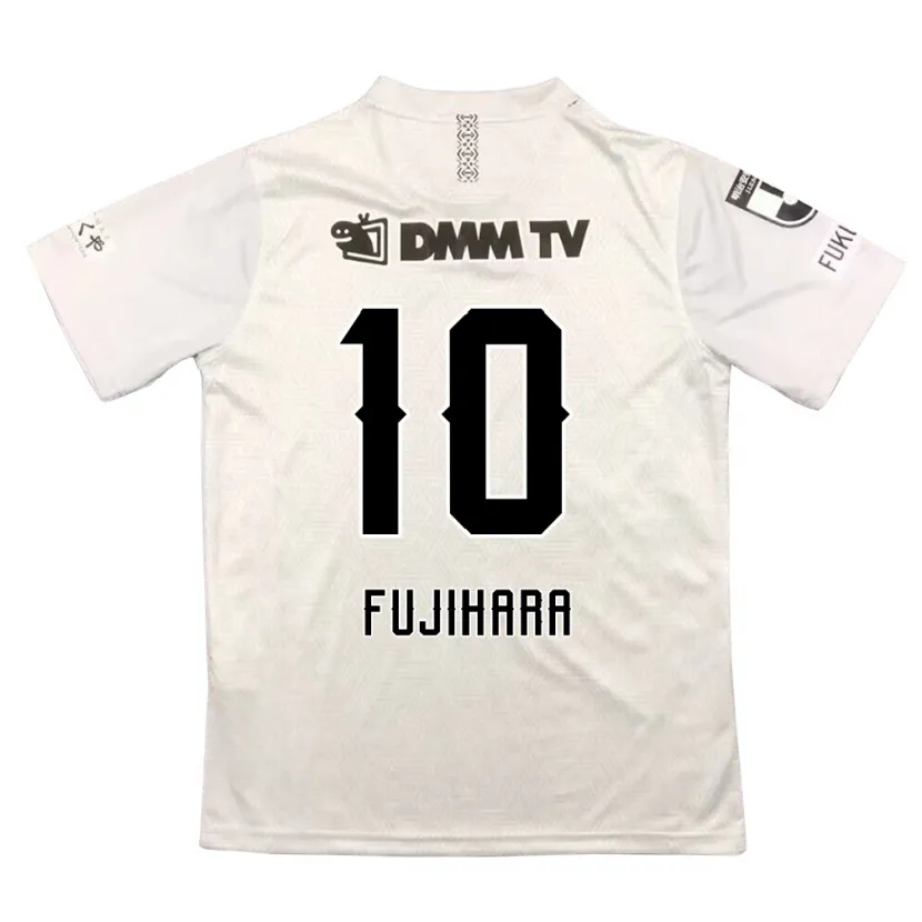 Danxen Kinder Naoatsu Fujihara #10 Grauschwarz Auswärtstrikot Trikot 2024/25 T-Shirt Schweiz