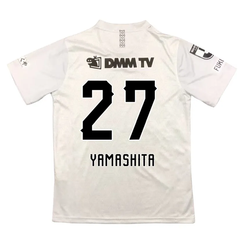 Danxen Kinder Sotaro Yamashita #27 Grauschwarz Auswärtstrikot Trikot 2024/25 T-Shirt Schweiz