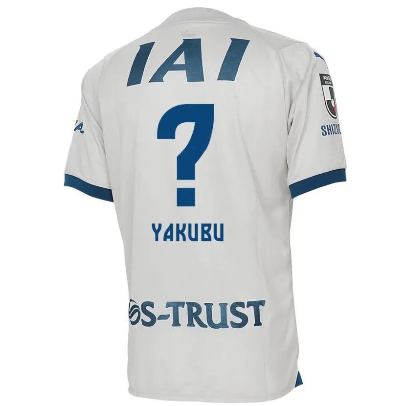 Danxen Kinder Aziz Yakubu #0 Weiß Blau Auswärtstrikot Trikot 2024/25 T-Shirt Schweiz