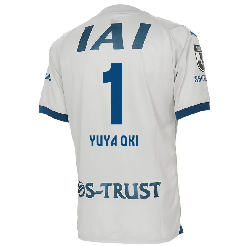 Danxen Kinder Yuya Oki #1 Weiß Blau Auswärtstrikot Trikot 2024/25 T-Shirt Schweiz