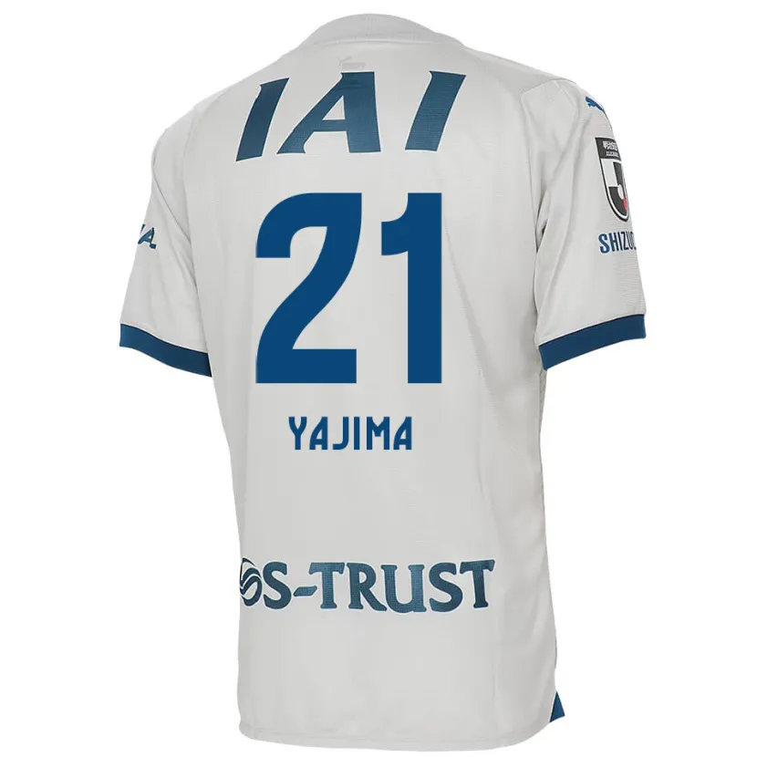 Danxen Kinder Shinya Yajima #21 Weiß Blau Auswärtstrikot Trikot 2024/25 T-Shirt Schweiz