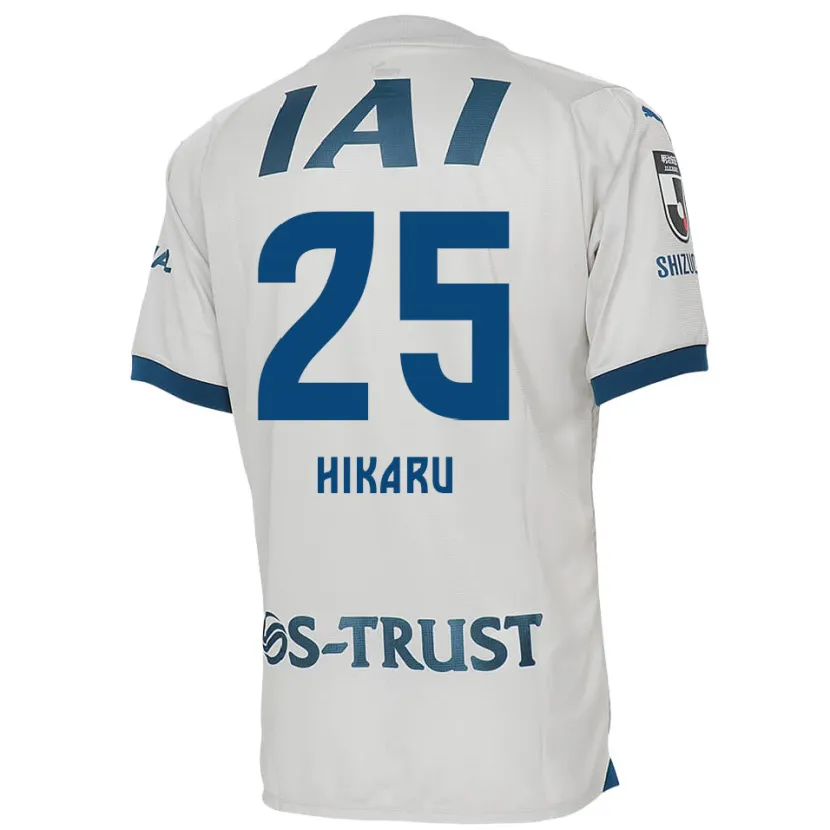 Danxen Kinder Hikaru Naruoka #25 Weiß Blau Auswärtstrikot Trikot 2024/25 T-Shirt Schweiz