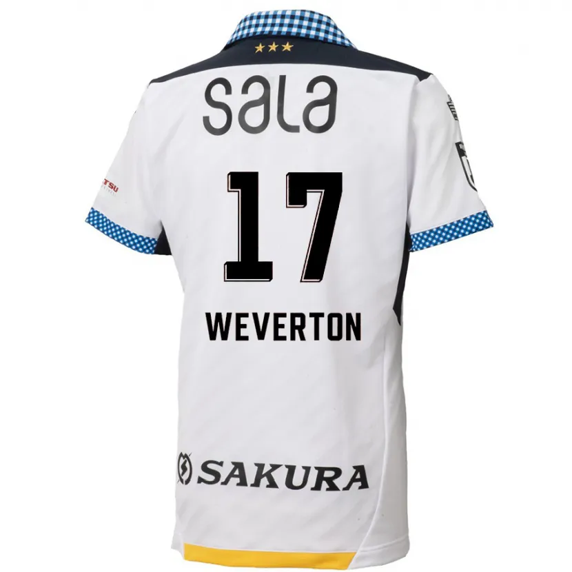 Danxen Kinder Weverton #17 Weiß Schwarz Auswärtstrikot Trikot 2024/25 T-Shirt Schweiz